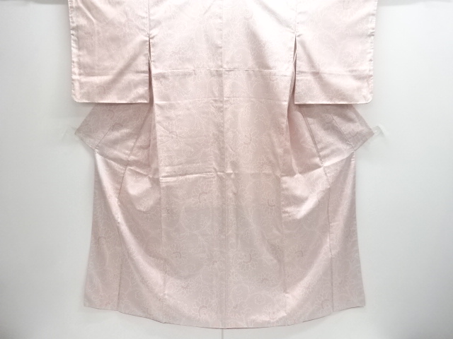 未使用品　唐花模様織り出し西陣お召着物